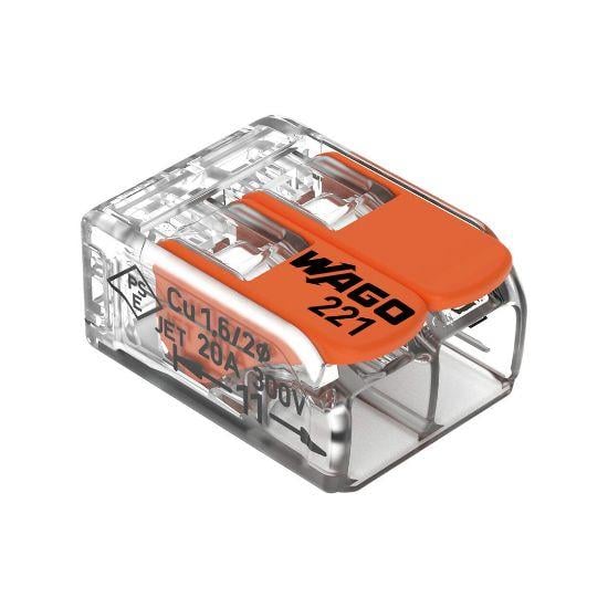 Çetsan 2x4 mm Kompakt Çok Amaçlı Klemens WAGO.221-412