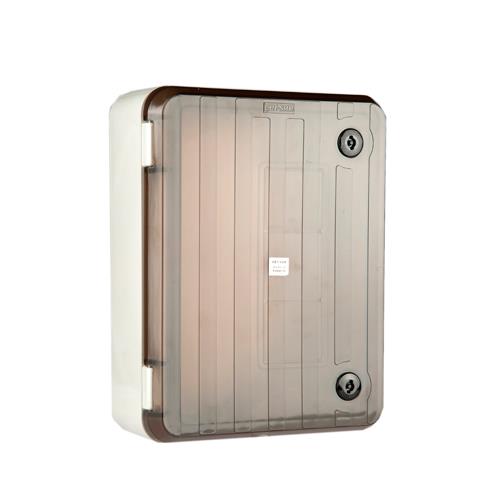 Çetsan 30x40x12 Polikarbonat Pano Şaffaf Kapaklı Sac Tabanlı P.04312-3