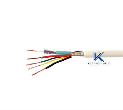 Dörtler Cctv 2+1 2x0.50+2x0.22 Cca Kamera Kablosu