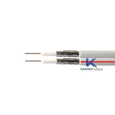 Dörtler Rg6 U6 Bakır Çiftli Mini Tv Anten Uydu Kablosu