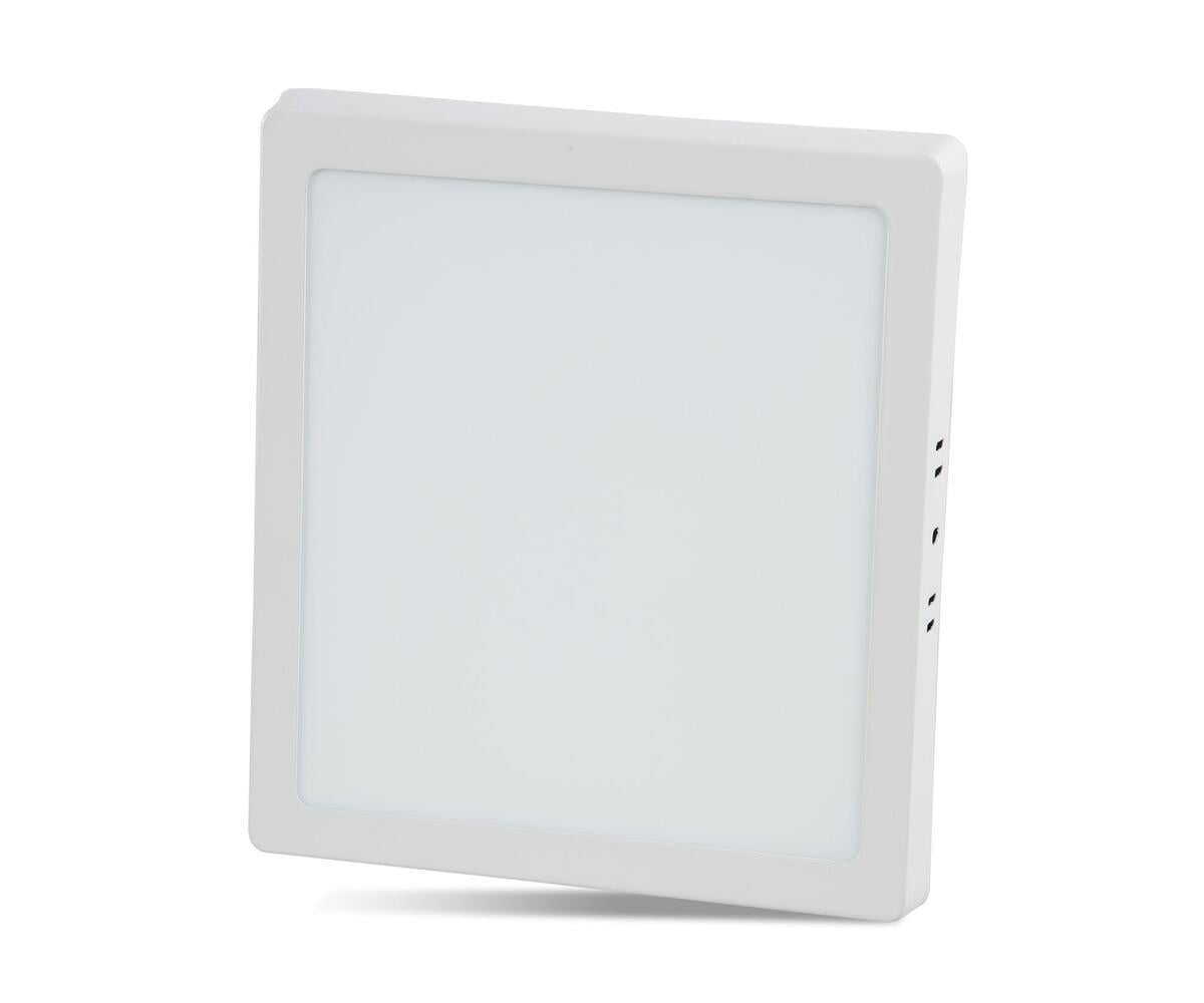 Noas 18W Sıva Üstü Kare Panel Led Beyaz Işık Beyaz Kasa YL15-1800