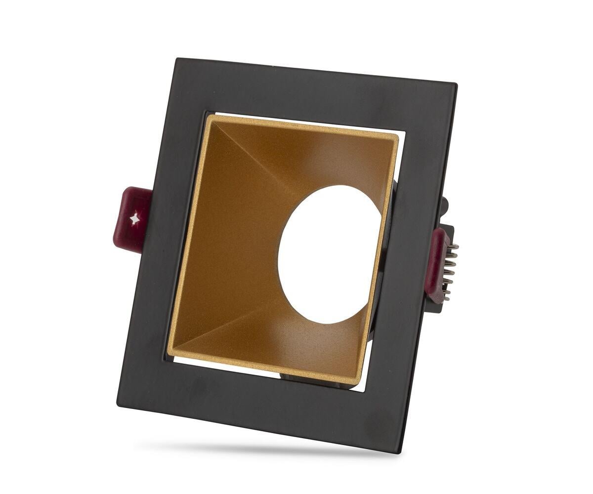 Noas Ural Kare Dekoratif Boş Kasa Siyah-Golden YL60-3113