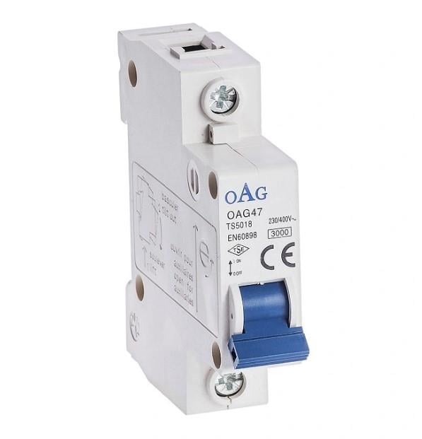 Oag 47-1P 20 Amper Otomatik Sigorta