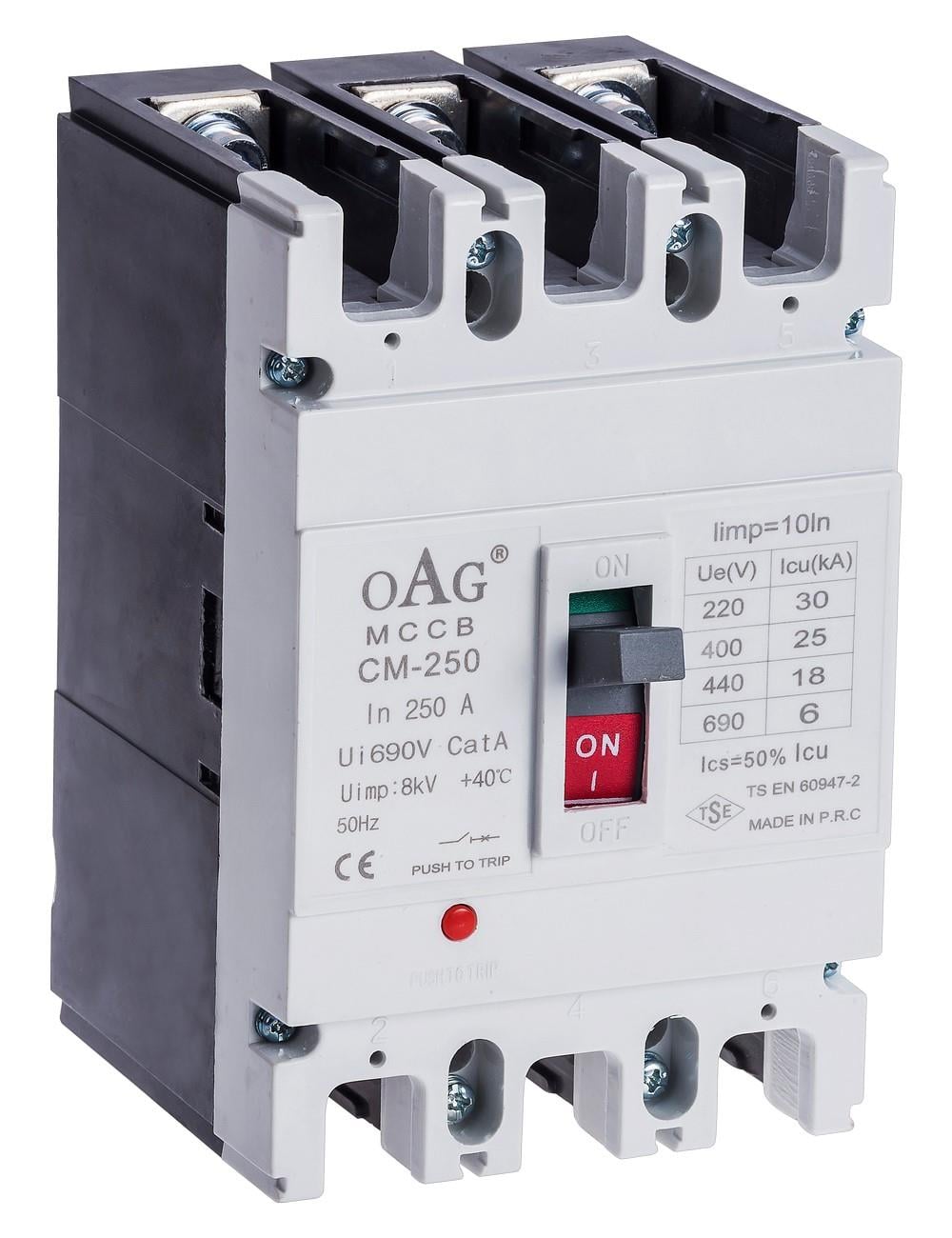 OAG CM-S400 400 Amper 3 Kutuplu Sabit Tip Kompakt Şalter