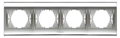 Panasonic Thea Blu Krom Dörtlü Çerçeve