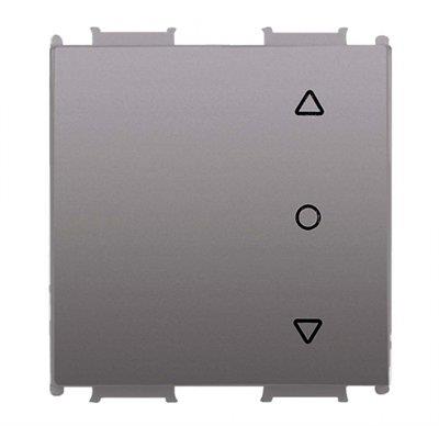 Panasonic Thea Modüler Antrasit Tek Düğmeli Jaluzi Anahtarı 2M Mekanizma +  Kapak