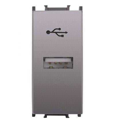 Panasonic Thea Modüler Antrasit USB Konnektör 1M Mekanizma +  Kapak