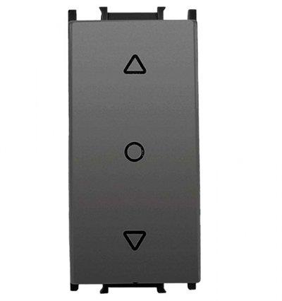 Panasonic Thea Modüler Füme Tek Düğmeli Jaluzi Anahtarı 1M Mekanizma +  Kapak