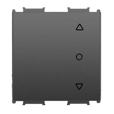 Panasonic Thea Modüler Füme Tek Düğmeli Jaluzi Anahtarı 2M Mekanizma +  Kapak