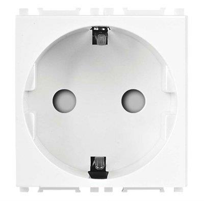 Panasonic Thea Modüler Opak Beyaz Topraklı Priz 2M Mekanizma +  Kapak