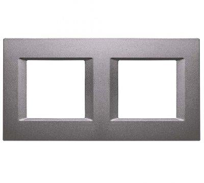 Panasonic Thea Optima Antrasit İkili 2x2 mm Çerçeve 