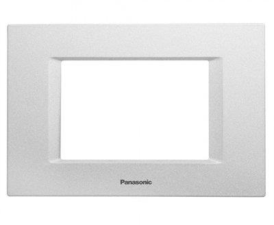 Panasonic Thea Optima Metalik Beyaz Tekli 3 mm Çerçeve 