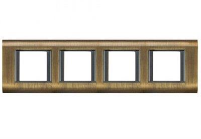 Panasonic Thea Sistema Antik Siyah Dörtlü 4x2 mm Çerçeve 
