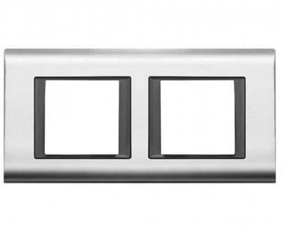 Panasonic Thea Sistema Chrome Füme İkili 2x2 mm Çerçeve 