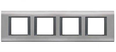 Panasonic Thea Sistema Chrome Matt Dörtlü 4x2 mm Çerçeve 