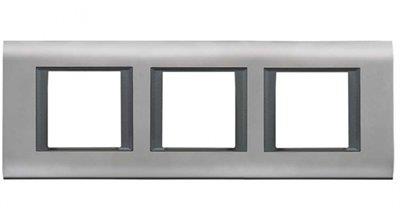 Panasonic Thea Sistema Chrome Matt Üçlü 3x2 mm Çerçeve 
