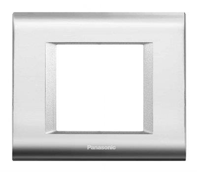 Panasonic Thea Sistema Chrome Metalik Beyaz Tekli 2 mm Çerçeve 