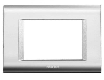 Panasonic Thea Sistema Chrome Metalik Beyaz Tekli 3 mm Çerçeve 