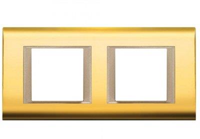 Panasonic Thea Sistema Gold Dore İkili 2x2 mm Çerçeve 