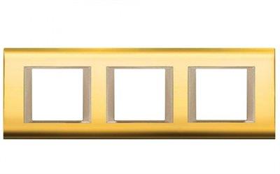Panasonic Thea Sistema Gold Dore Üçlü 3x2 mm Çerçeve 