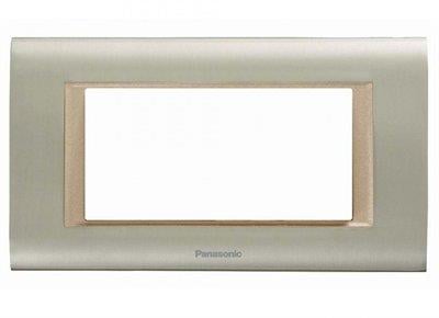 Panasonic Thea Sistema Inox Mat Metalik Dore Tekli 4 mm Çerçeve 