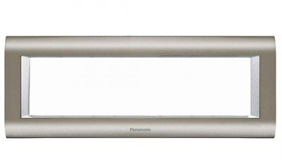 Panasonic Thea Sistema Inox Metalik Beyaz Tekli 7 mm Çerçeve 