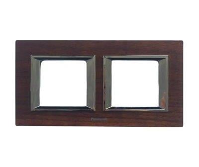 Panasonic Thea Ultima Ahşap Ceviz İkili 2x2 mm Çerçeve 