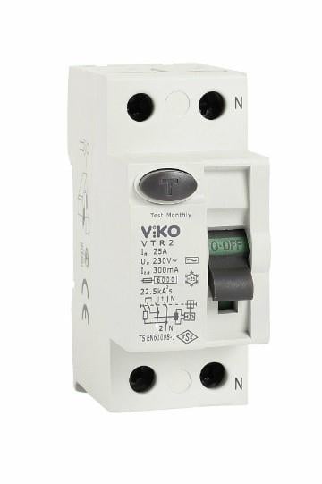 Viko 10VTR2-40300/A 2x40A 300mA A Tip Kaçak Akım Koruma Rölesi