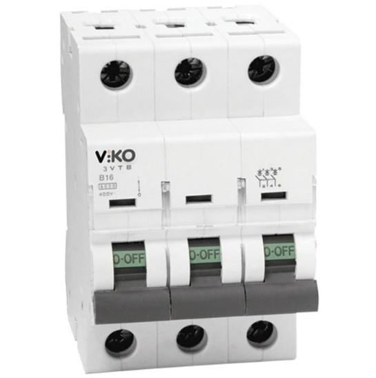 Viko 4VTB-3B50 4.5kA B Tipi 3 Kutuplu Otomatik Sigorta