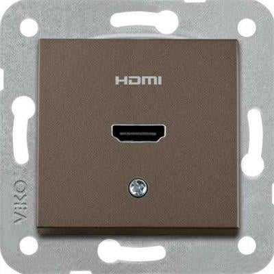 Viko Novella / Trenda Antrasit HDMI Konnektor Çerçevesiz