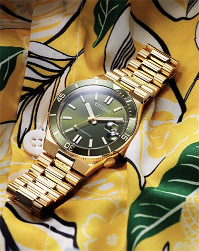 Citizen Tsuyosa Shore Moss Green NJ0232-53X Otomatik Erkek Kol Saati