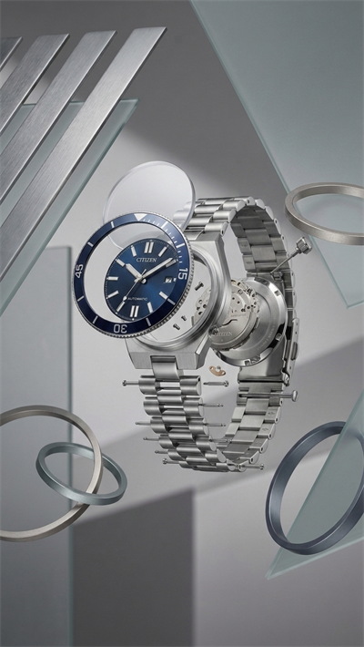 Citizen Tsuyosa Shore Navy Blue NJ0230-59L Otomatik Erkek Kol Saati