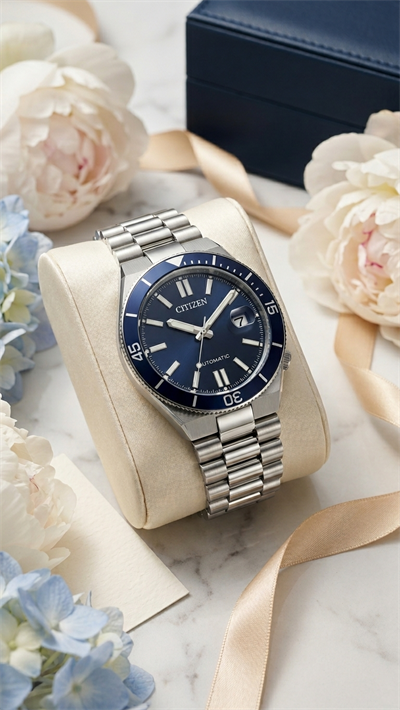 Citizen Tsuyosa Shore Navy Blue NJ0230-59L Otomatik Erkek Kol Saati