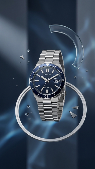 Citizen Tsuyosa Shore Navy Blue NJ0230-59L Otomatik Erkek Kol Saati