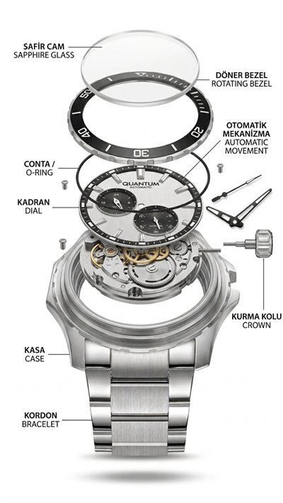 Quantum Adrenalina QMG1308.330 Otomatik Erkek Kol Saati