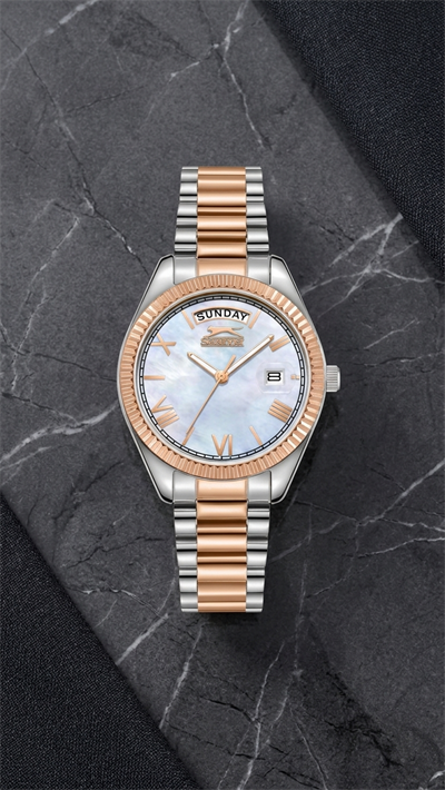 Slazenger SL.09.2338.4.12 Rose Gold Gümüş Çelik Kadın Kol Saati  Kopyala