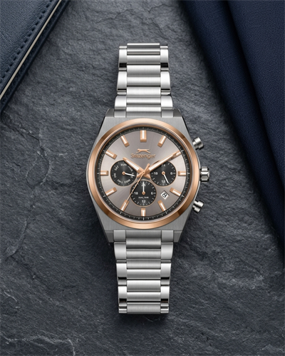 Slazenger SL.09.2631.2.560 Rose Gold Detaylı Erkek Kol Saati