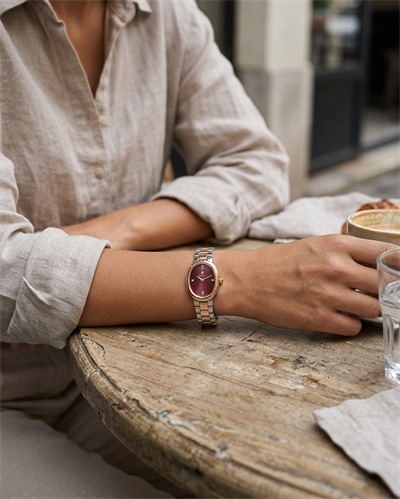 Wainer WA.18130-E Swiss Made Bordo Kadran Kadın Kol Saati