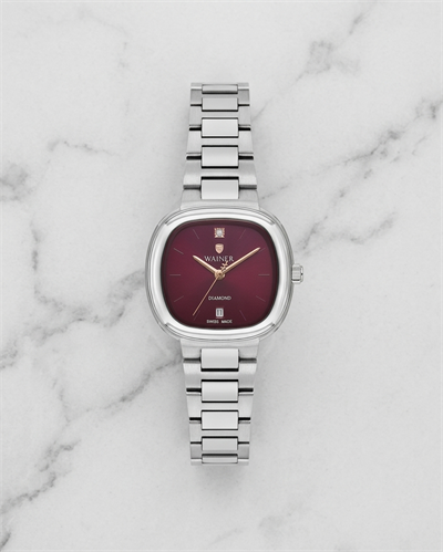 Wainer WA.18100-A Swiss Made Bordo Kadran Kadın Kol Saati
