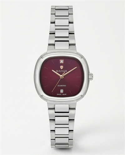 Wainer WA.18100-A Swiss Made Bordo Kadran Kadın Kol Saati