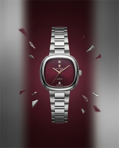 Wainer WA.18100-A Swiss Made Bordo Kadran Kadın Kol Saati