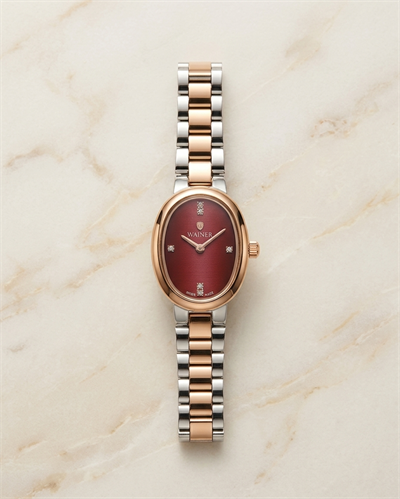 Wainer WA.18130-E Swiss Made Bordo Kadran Kadın Kol Saati