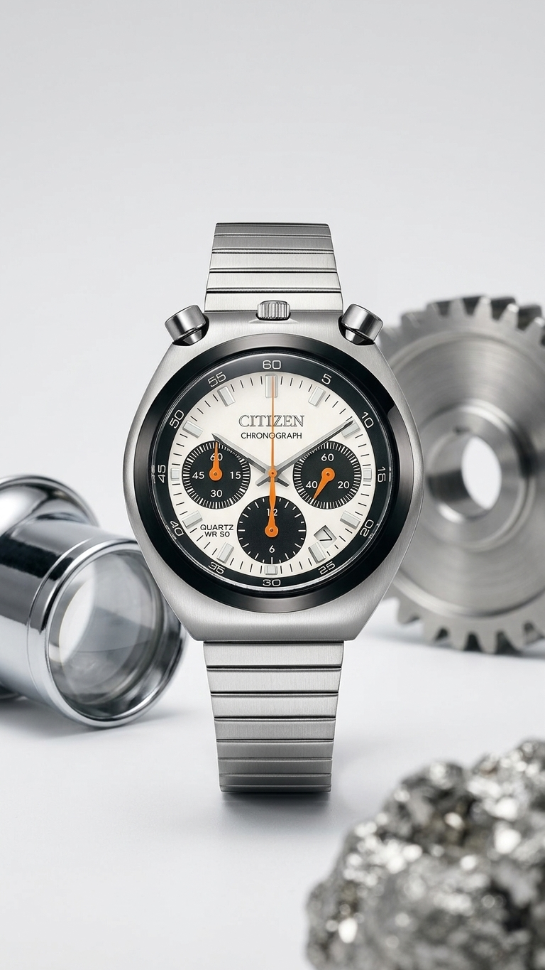 Citizen AN3660-81A Erkek Kol Saati | Tsuno Bullhead Panda Kronograf