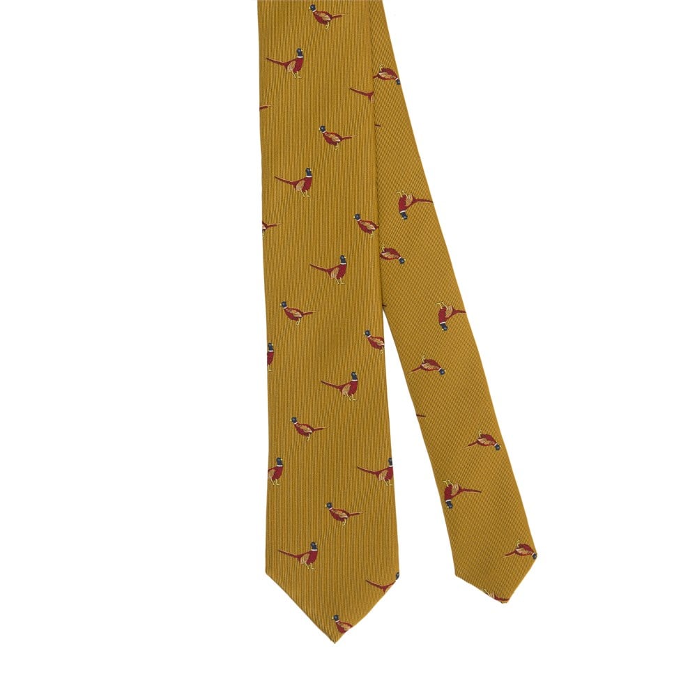 Kuş Desenli Kravat