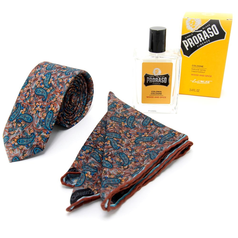 Kravat Mendil Kolonya Hediye Seti