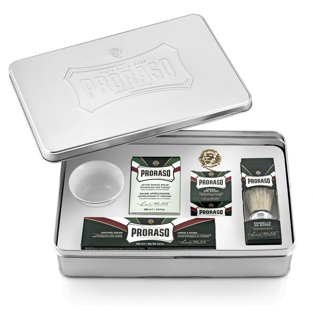 Proraso Klasik Tıraş Seti Metal Kutulu