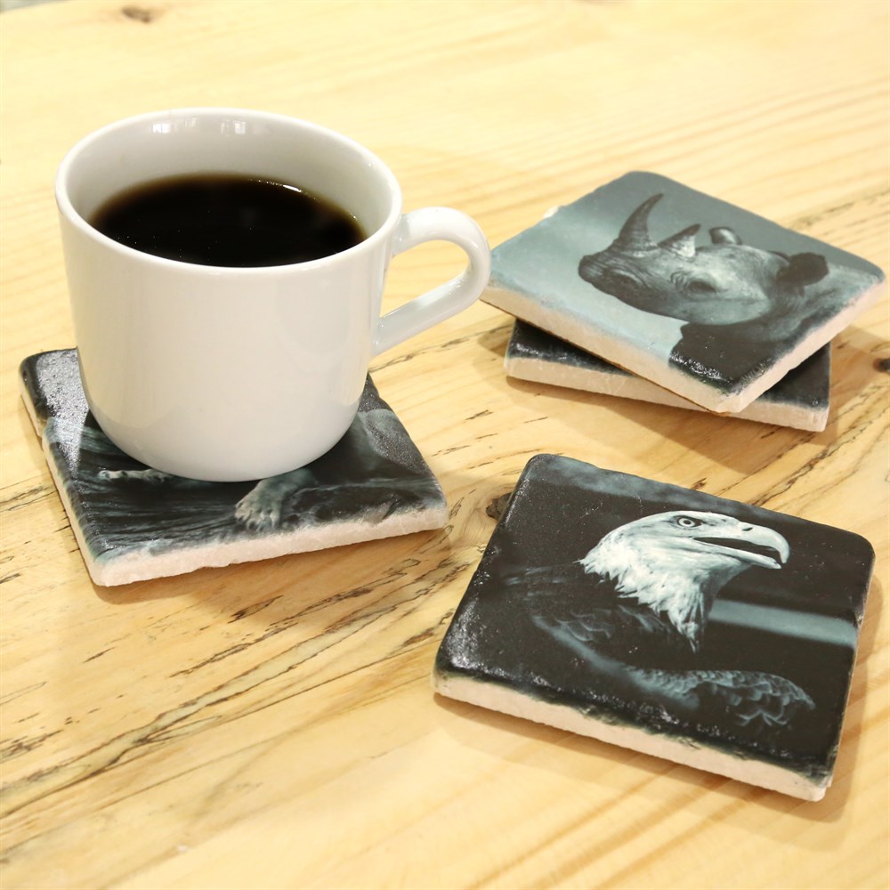 Taş Bardak Altlığı Seti