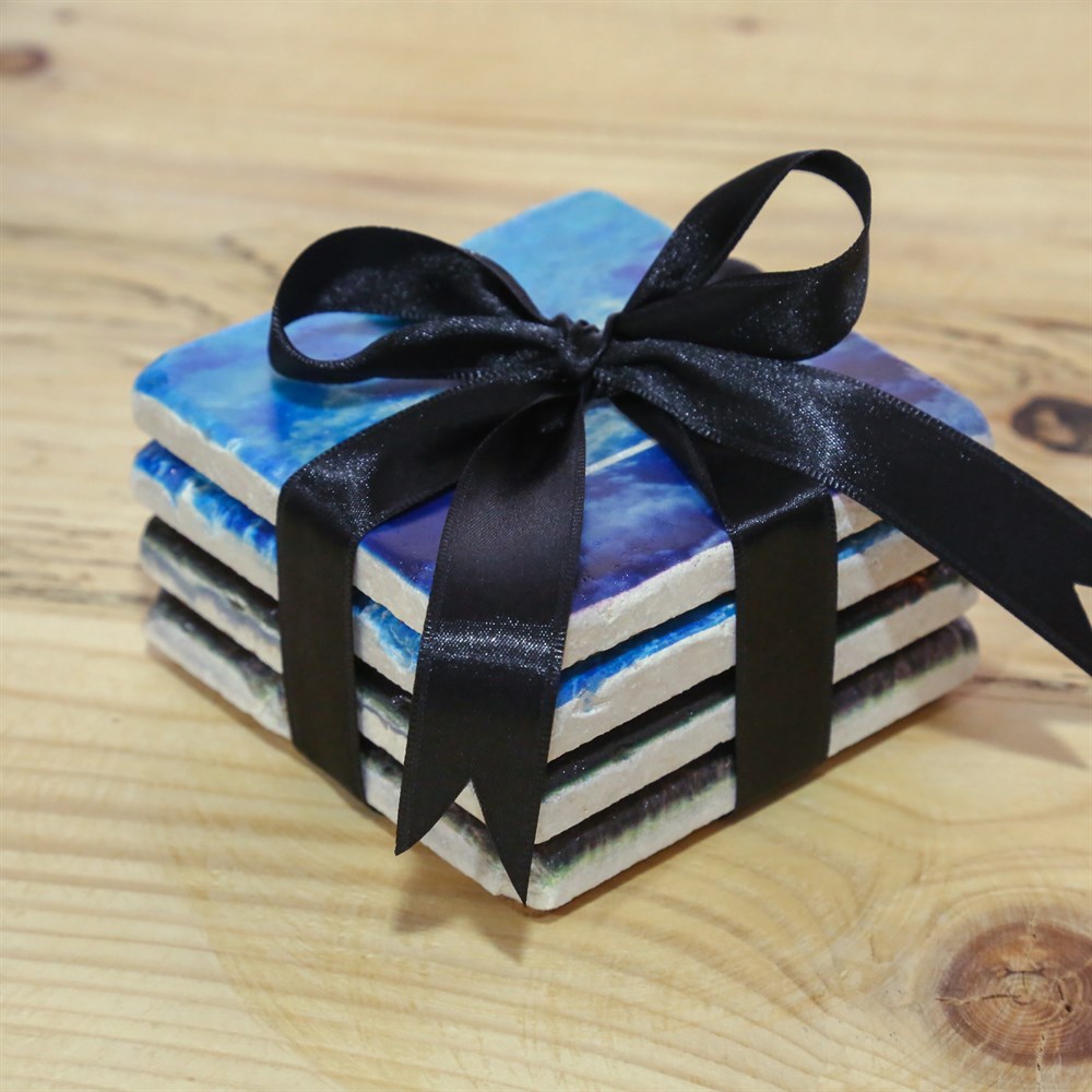 Taş Bardak Altlığı Seti