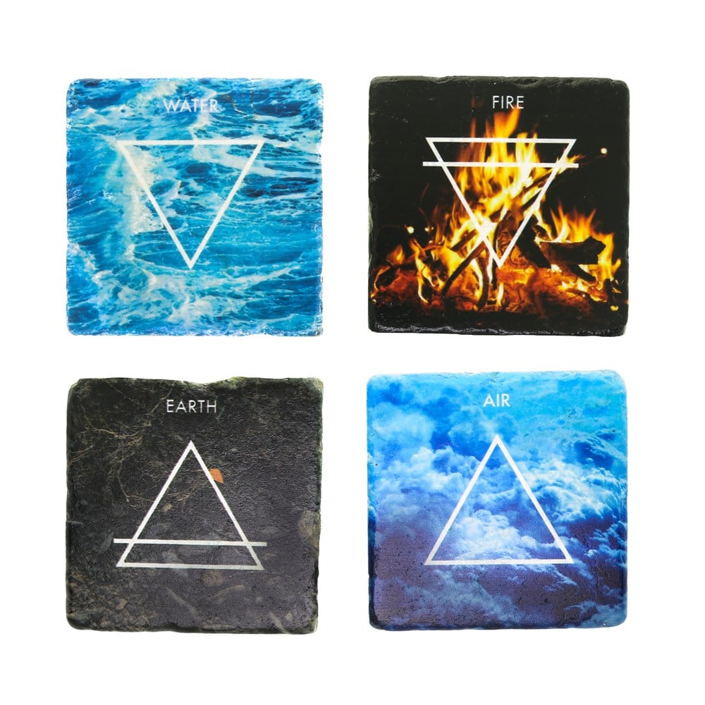 Taş Bardak Altlığı Seti