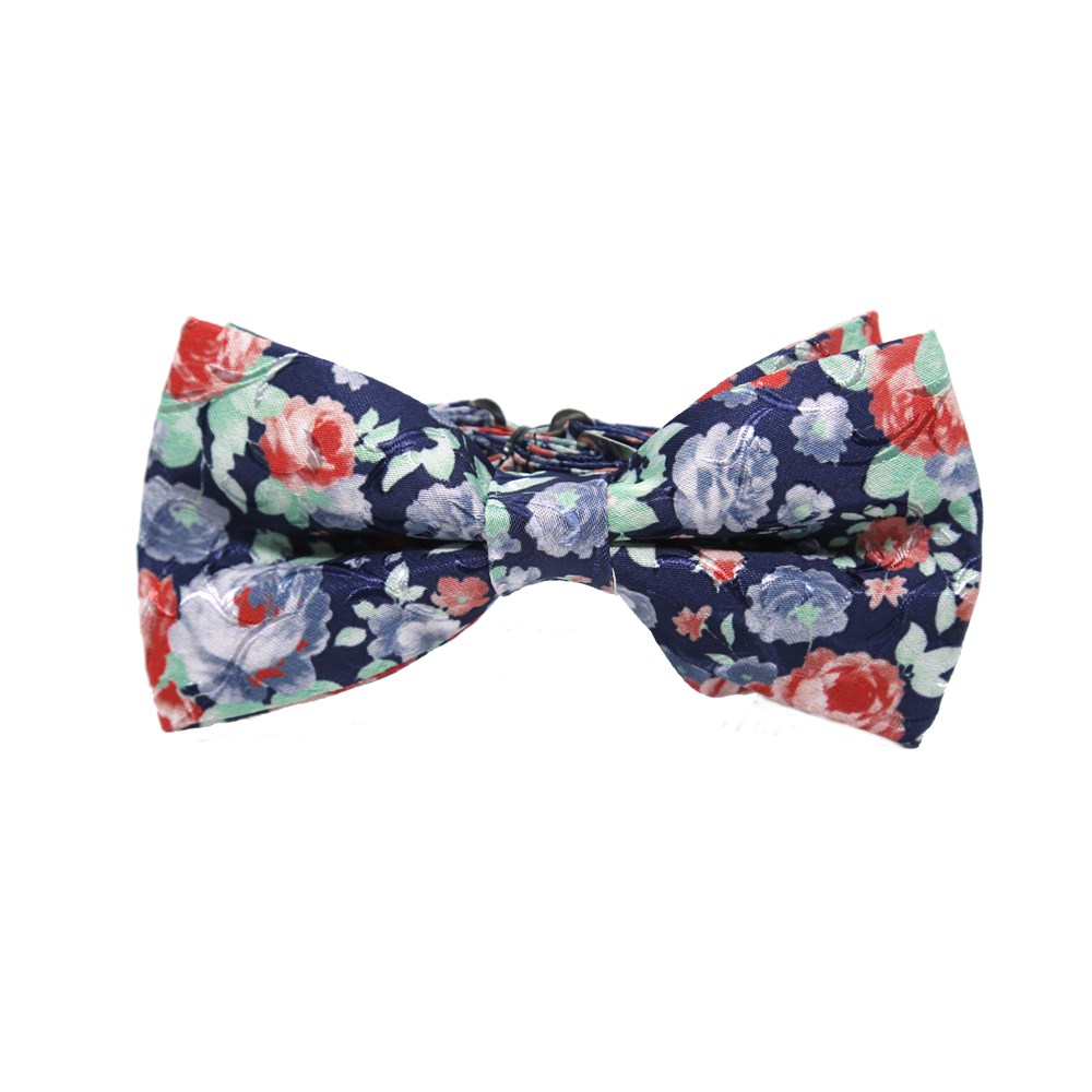 Çiçek Desenli Papyon